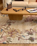 Alfombra Bali Yute Floreada 14633N