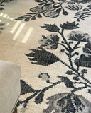 Alfombra Bali Yute Floreada 14631N