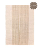 Alfombra Fibra Lineas Blancas / Casual