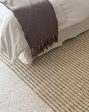 Alfombra Fibra Lineas Blancas / Casual