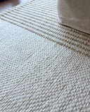 Alfombra Fibra Lineas Blancas / Casual