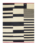 Kilim B&N Franjas Rojas