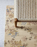 Alfombra Bali Yute Floreada 14633N